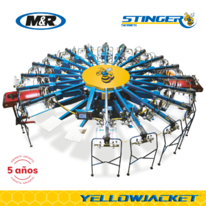 M&R YELLOWJACKET™  Maquina automatica de serigrafia textil